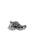 Balenciaga Runner Sneakers in Grey Suede & Mesh